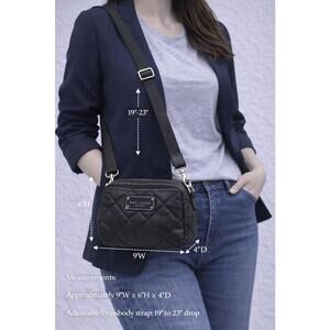 Marc Jacobs Black Quilted Crossbody Bag